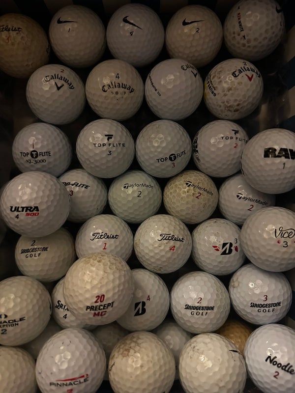 40 Pack Various Golf Balls