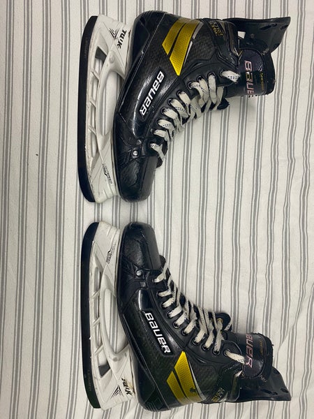 Used Bauer Extra Wide Width 10 Supreme UltraSonic Hockey Skates