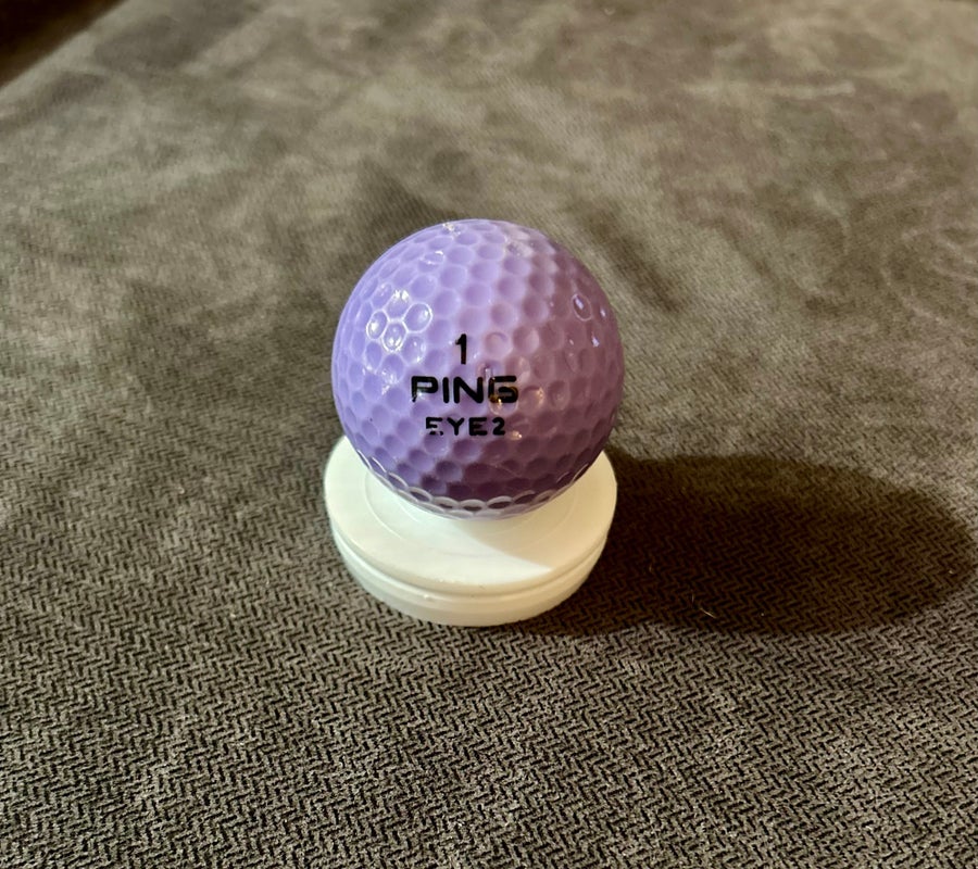 Lavender/ white ping Eye 2 Golf ball