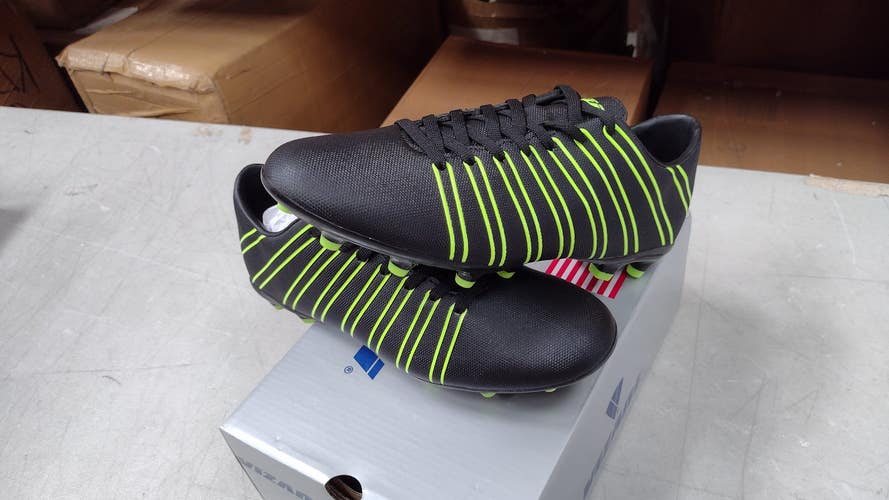 Vizari Madero Athletic Outdoor Football Shoes for Teens and Adults | Black/Green | VZSE93304-7.5