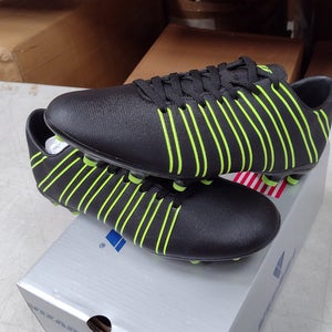 Vizari Madero Athletic Outdoor Football Shoes for Teens and Adults | Black/Green | VZSE93304-8
