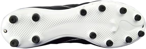 Vizari Men's Classico FG Leather Soccer Shoes | Black/White | VZSE93303-7