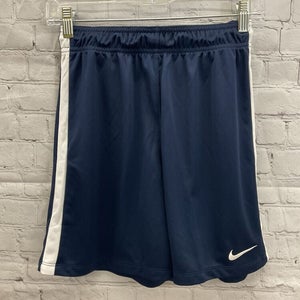 Nike Youth Unisex DriFIT Classic Size Large Navy White Soccer Shorts NWT $25