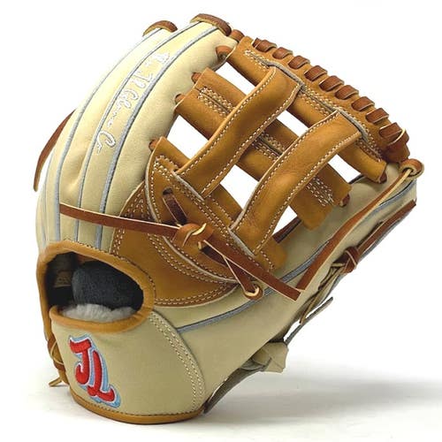 RA08-115-H-522-RightHandThrow JL Glove Co Baseball Glove RA08 H Web 11.5 Inch 05