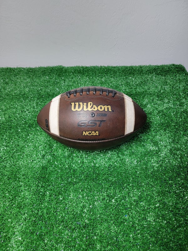 Mudded & Prepped Leather Wilson GST Football