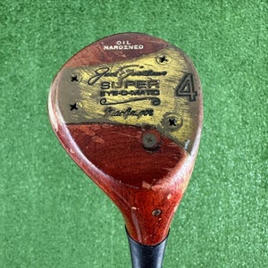 Vintage Jack Nicklaus Macgregor Super Eye O Matic 4 Wood Persimmon Oil Hardened