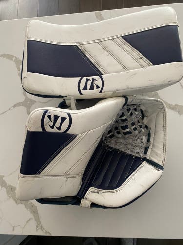 Used Warrior Ritual GT2 Glove And Blocker Set