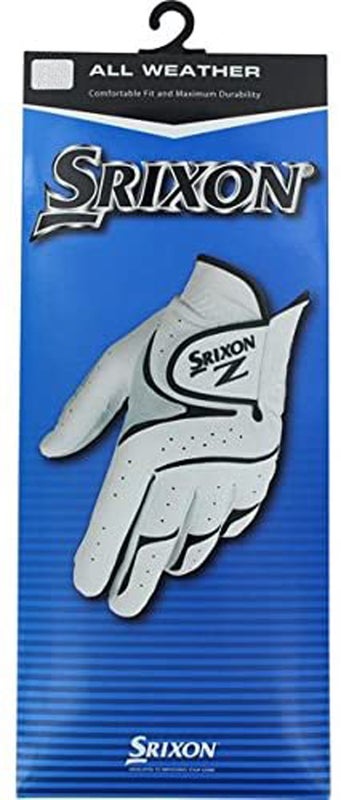 NEW RH Srixon All Weather White Golf Glove Men's Large (RHL)