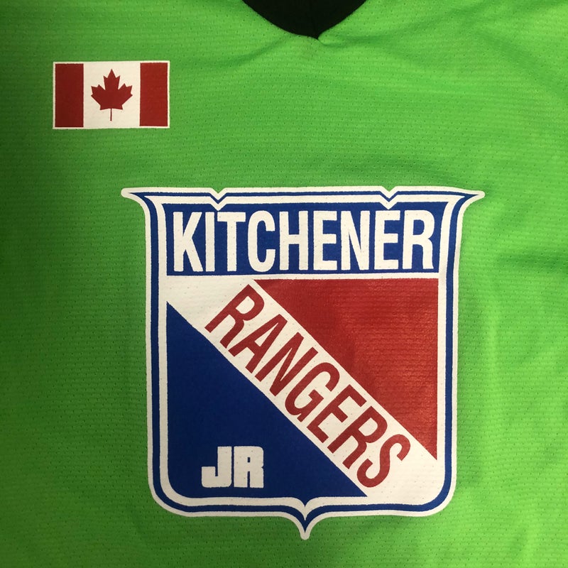 Kitchener Jr Rangers mens large game jersey