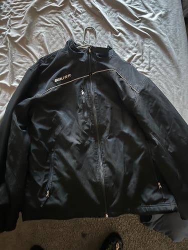Black Used Large Bauer Jacket