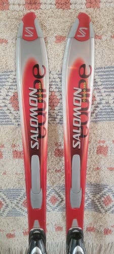 Used Salomon 158 cm All Mountain Prolink Equipe axe pr3 Skis With Bindings
