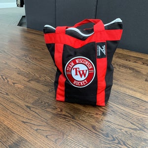 NEW - Team Wisconsin Puck Bag (18”H x 19”W x 8”D)