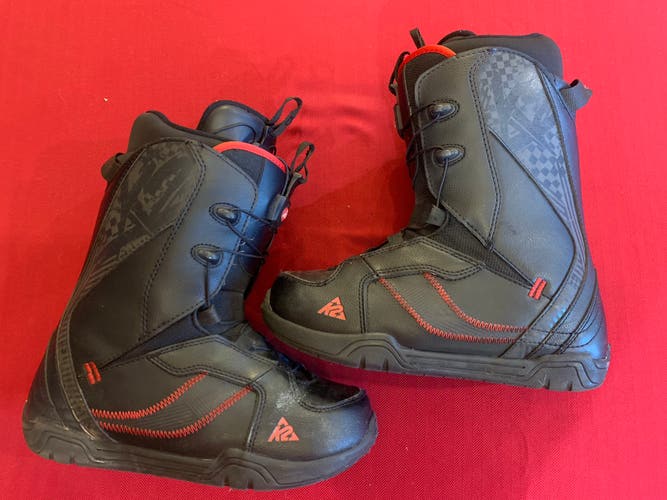 K2 Snowboarding Boots Pull String Size 8