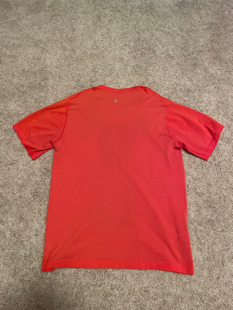 Orange Used Men's Lululemon Shirt