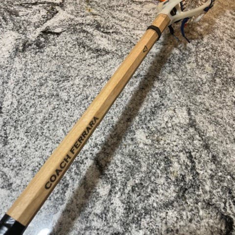 New - Wood (Hickory) Lacrosse Stick - Custom Engraved