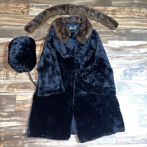 Vintage Mandel’s Furs Grand Forks Fargo Parka Jacket Fur Coat Size Medium? Mink?