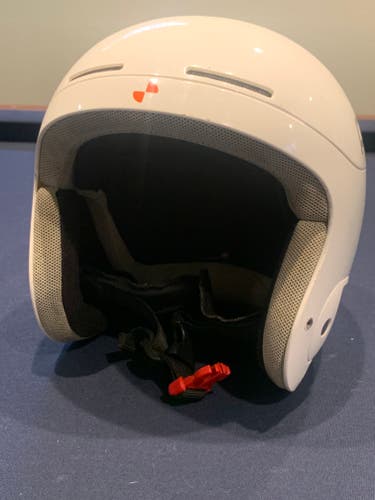 POC Skull X Racing Helmet w/ Goggle Strap holder