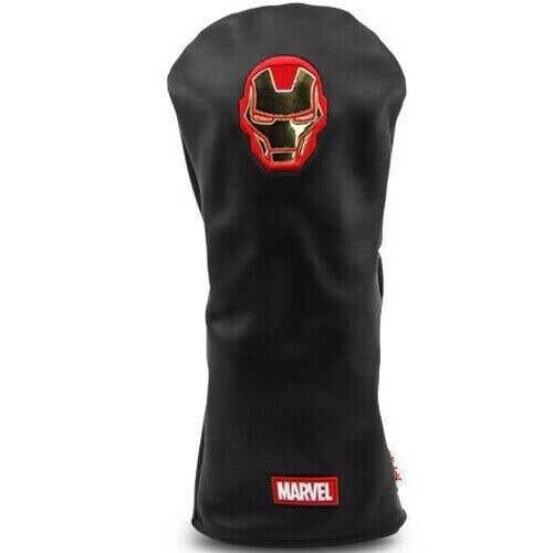 Volvik Marvel Leather Driver Headcovers - Golf Gift - Marvel Avengers IRON MAN