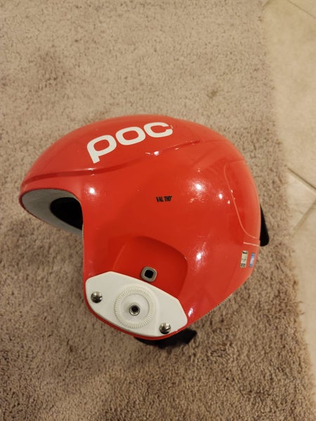 Unisex Used Medium POC Skull Orbic X Spin Helmet FIS Legal 55-56 with chin guard