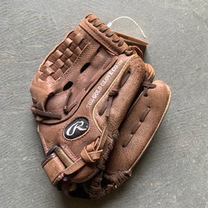 Used Fastpitch Right Hand Throw Infield Softball Glove 12"