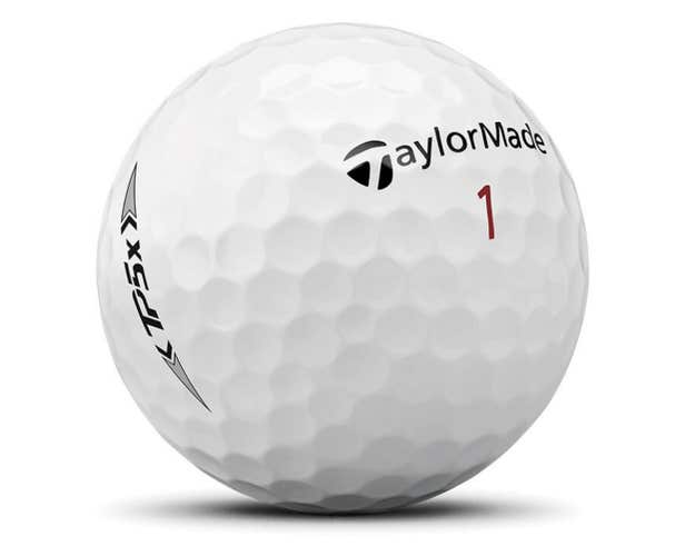 Taylor Made TP5x Golf Balls (White, 3pk) 1 Sleeve 2021  NEW