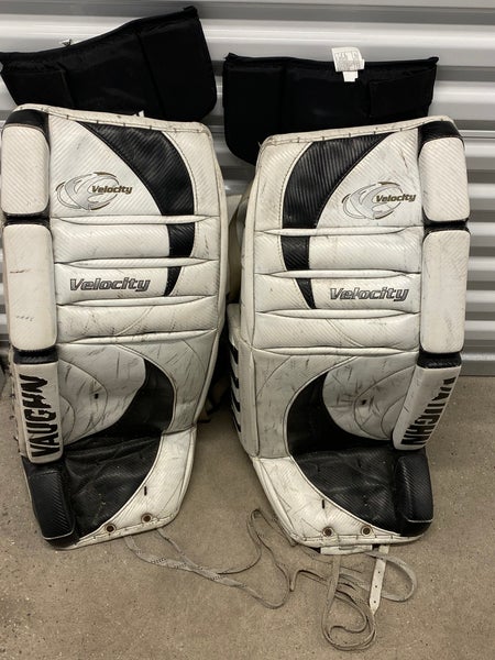 Used 33" Vaughn Goalie Leg Pads