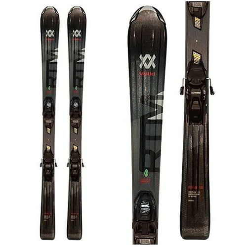 NEW 90cm Volkl RTM kids Skis with matching size adjsutable Vmotion 4.5 Bindings 90 cm set