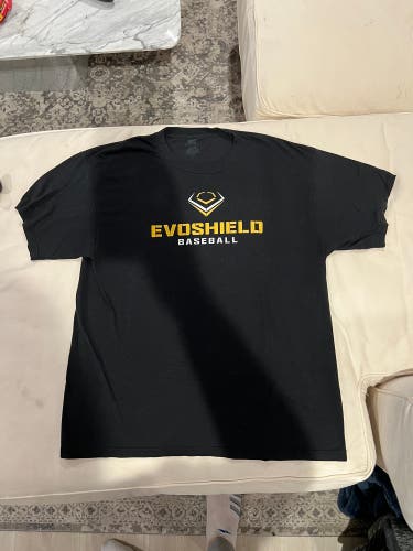 Evoshield Baseball T-Shirt Size Large Black