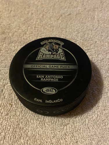 San Antonio Rampage American Hockey League (AHL) Official Game Puck