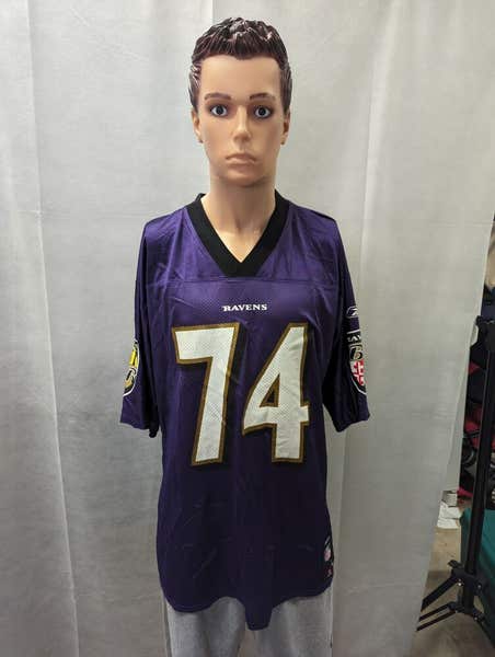 Michael Oher Baltimore Ravens Reebok Jersey L NFL | SidelineSwap