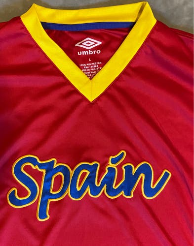 Umbro Soccer - Spain Jersey - Youth Large