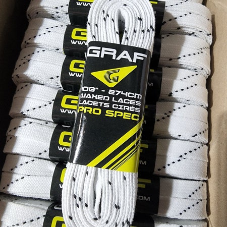 New GRAF Waxed Hockey Laces (36 PACK)