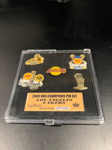 LA Lakers 2009 NBA Championship Limited Edition Pin Set