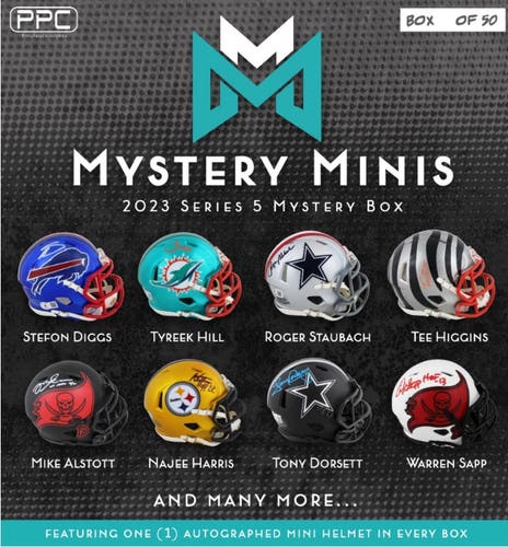 Press Pass Collectibles 2023 Mystery Mini Helmet Mystery Box - Series 5