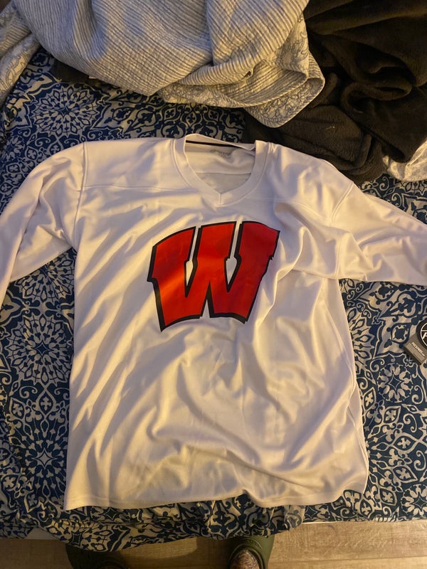 White New Large 100% Jersey