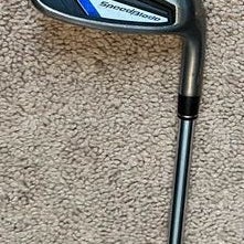 Men's Used 9 Iron Right Handed TaylorMade SpeedBlade Regular Flex Steel Shaft