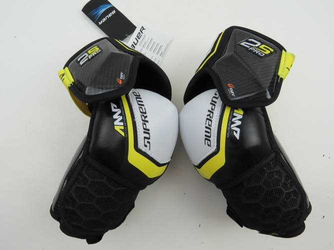 Bauer Supreme 2S Pro NHL Pro Stock Ice Hockey Player Elbow Pads Protective Size Senior Large