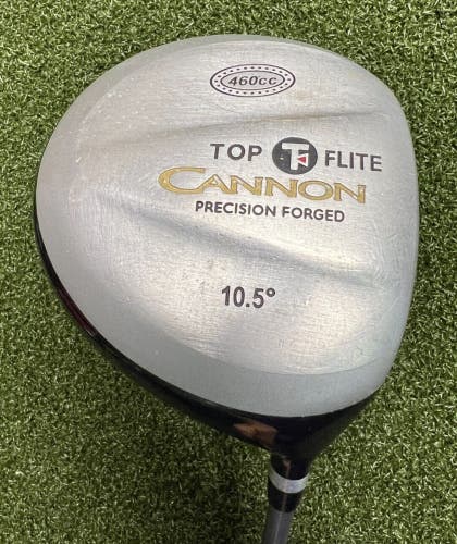 Top Flite Cannon Forged 10.5* Driver Medium Firm Graphite NEW GRIP / RH /sa8275