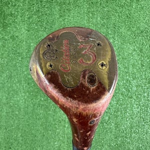 Powerbilt Citation 3125B Genuine Persimmon 3 Wood HB Steel Shaft 42.25