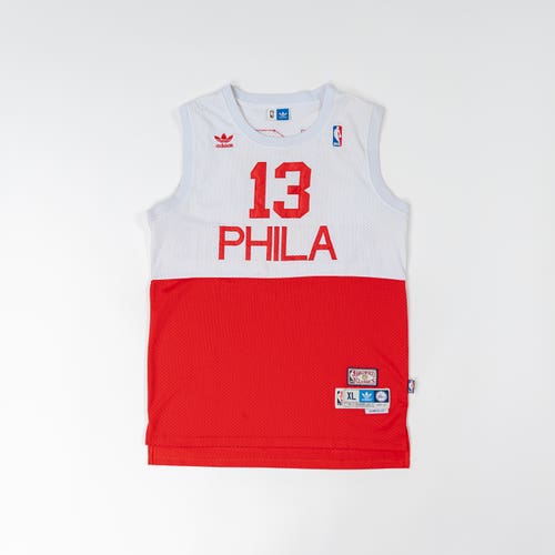 Wilt Chamberlain Philadelphia 76ers Jersey "PHILA" No. 13 Hardwood Classics