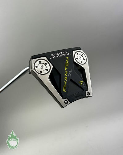 Used LH Titleist Scotty Cameron Phantom X 7.5 Mallet 35" Putter Steel Golf Club