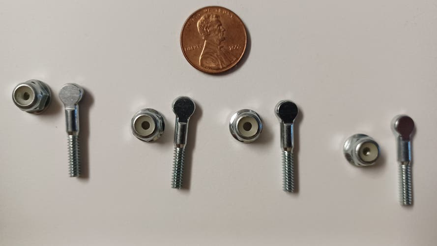 New Bauer TUUK Custom + Hardware for Holders ( 4 screws, 4 nuts )