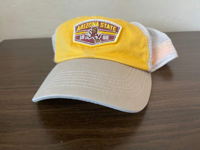 ASU Sun Devils NCAA ARIZONA STATE Russell Athletic Snapback Trucker's Cap Hat!