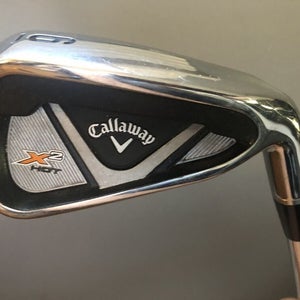 Callaway X2 Hot 6-Iron, Righty, Regular Steel, 2FL, Authentic Demo/Fitting