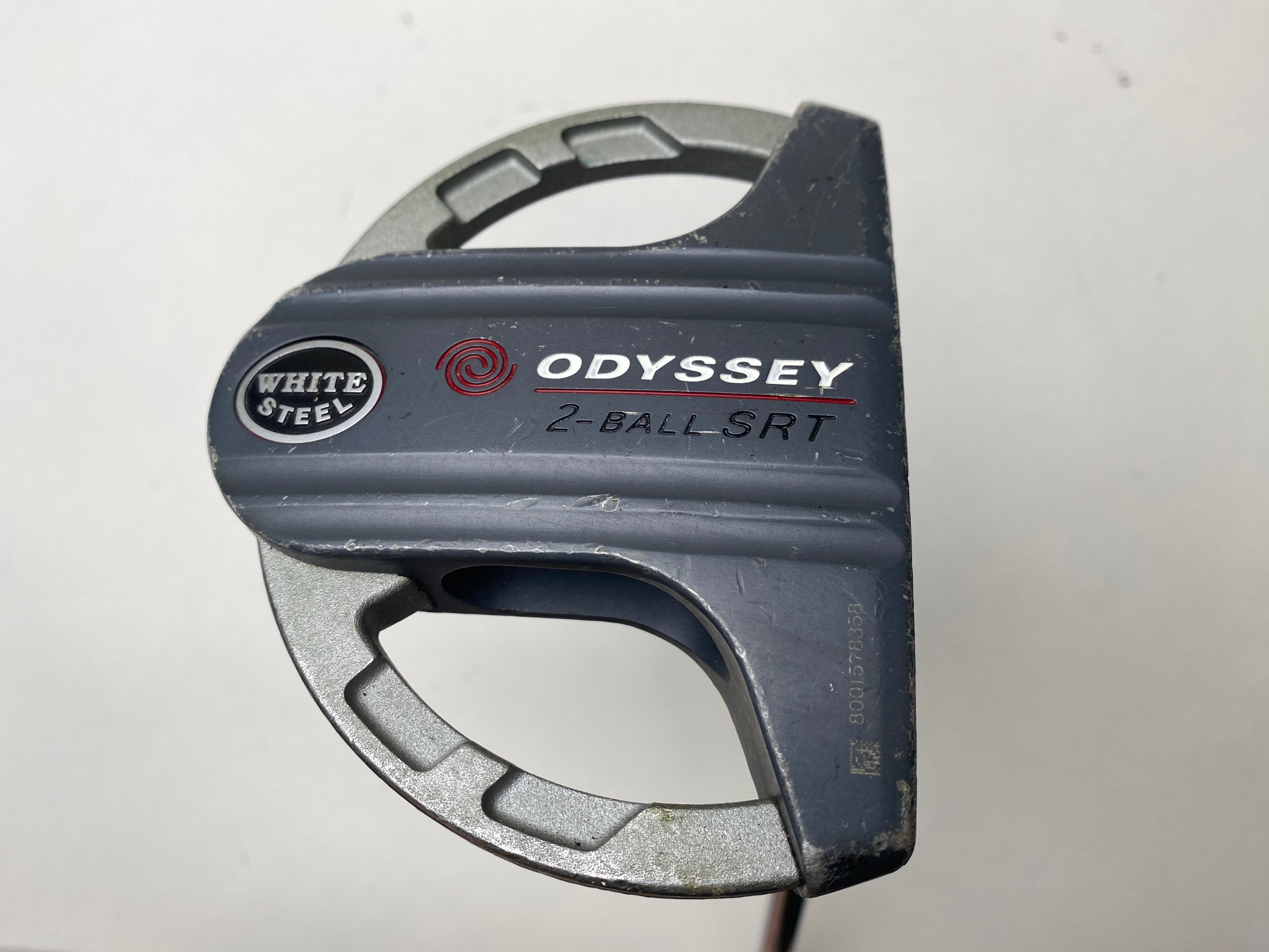 Odyssey White Steel 2-Ball SRT Putter 35" Mens RH