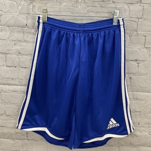 Adidas Unisex Youth Clima365 Size XL Royal Blue White Soccer Shorts 617909 NWT