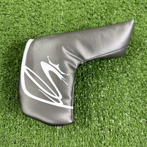 Cobra Putter Headcover Blade Golf Gray Silver White Cover