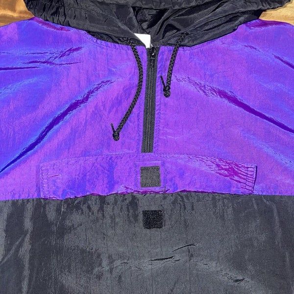 Iridescent on sale windbreaker jacket