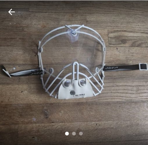 Senior Used Unknown Goalie Mask