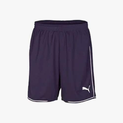 Puma Youth Unisex Manchester Replica Size Extra Large Navy Soccer Shorts NWT $26